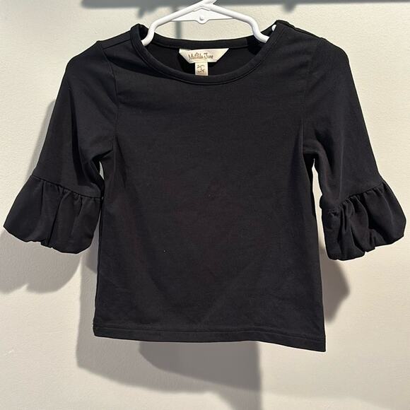 Matilda Jane Other - Matilda Jane Toddler size 2 Black Puff Sleeve Top